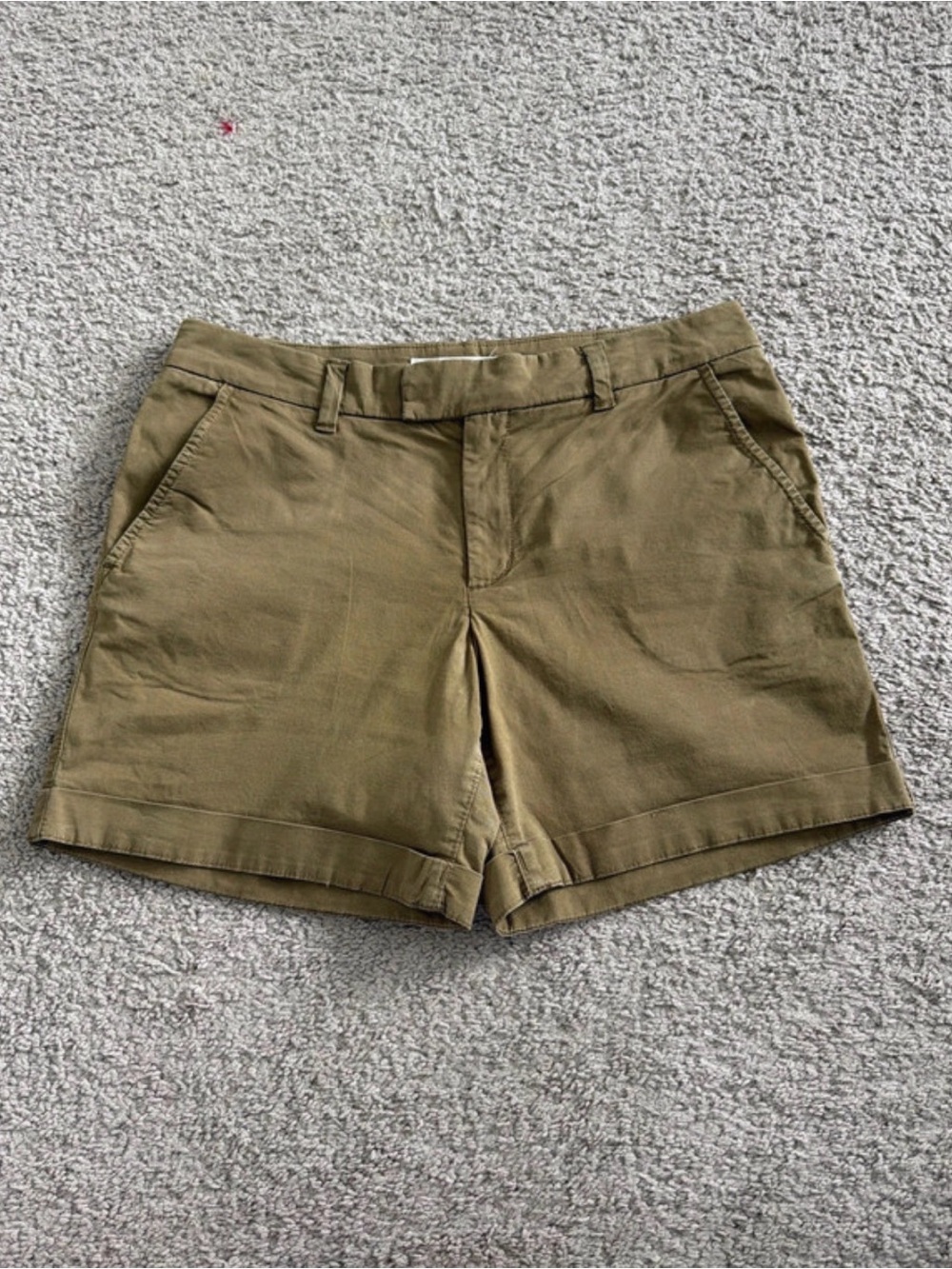 H&M Olive Chino Bermuda Shorts